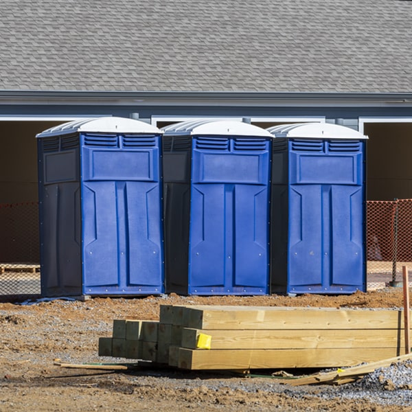 how do you dispose of waste after the porta potties have been emptied in North Warren